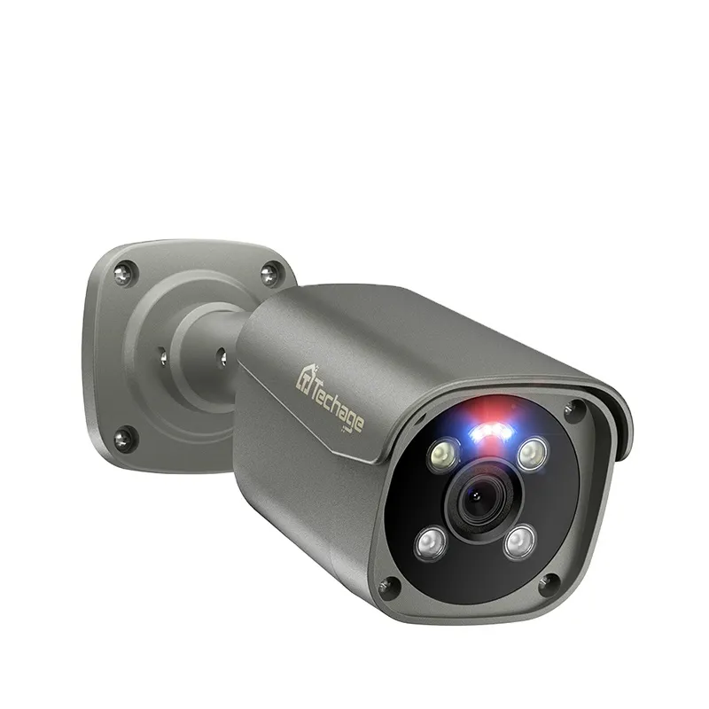 Caméra PoE Techage 8MP Détection de visage 