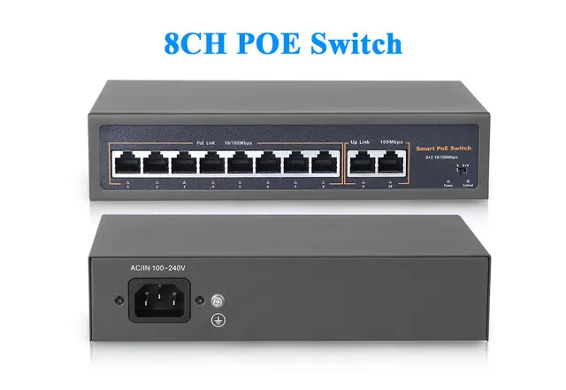 Switch POE AI 8 ports